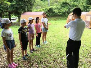 宿泊学習には全校で行きます