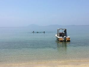 ボートで遊ぶことも