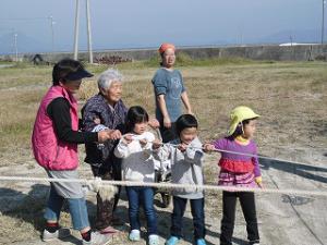 地域の方と一緒に