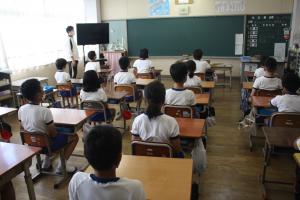 始業式5年生
