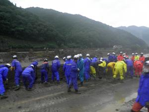 緊急消防援助隊山口県大隊派遣に伴う画像②