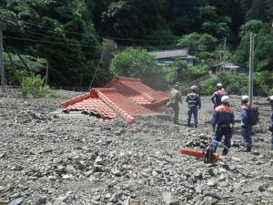 緊急消防援助隊山口県大隊派遣に伴う画像③