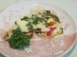 チーズ蒸し焼き