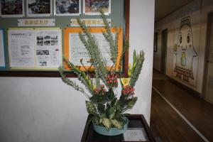 12月14日　玄関のお花2