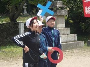丸罰ゲームの問題を出しているところです。
