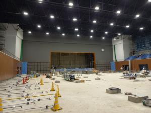 体育館改修工事