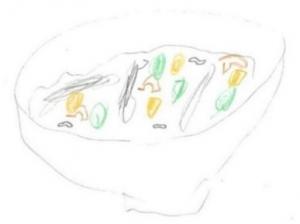 まぜご飯イラスト