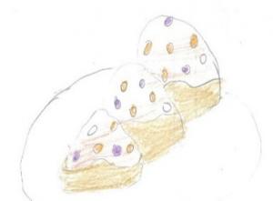 あんかけおにぎりイラスト