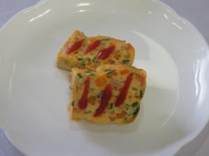 夏野菜オムレツ写真