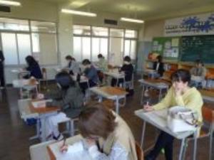 学級懇談会の写真