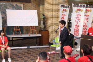 お祝いのことば（柳井市長）