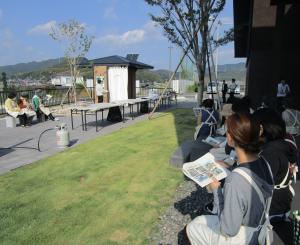 防災機能見学写真