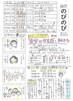保健だより2026年1～10号(画像)
