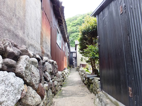 平郡島の路地の写真です。