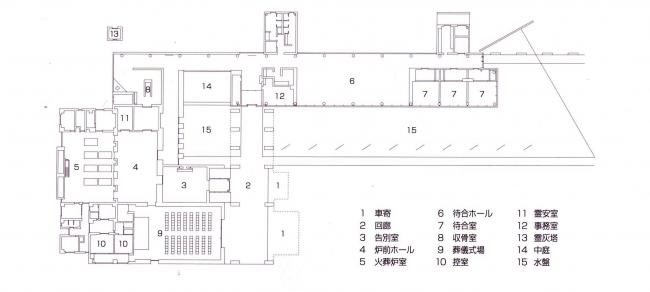 斎苑施設図