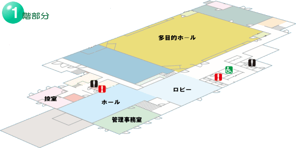 アクティブやない1階の図です。