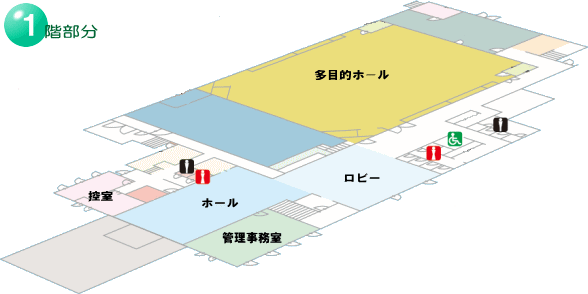 アクティブやない１階の図です。