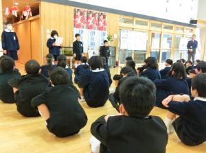 3学期始業式