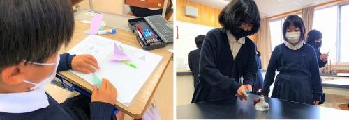 学校再開です。
