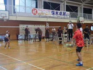保木選手と対戦する上級生