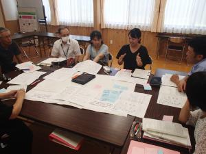 授業後の協議の様子