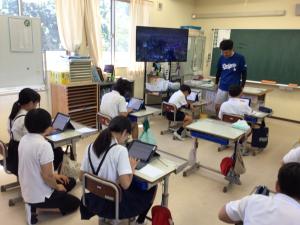 問題にチャレンジする子どもたち