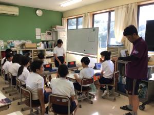 ディベートをする様子