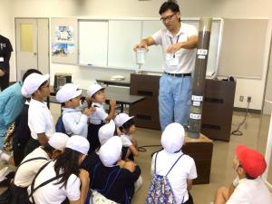 浄水場見学
