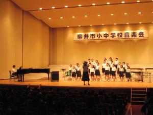 合唱の演奏の様子