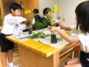 生け花に挑戦