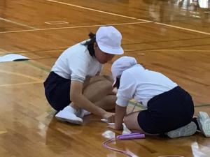 跳べた回数をカードに記入