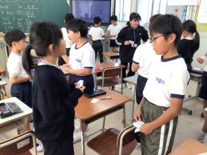 外国語の学習風景