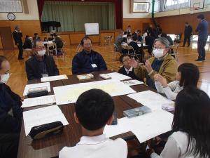 大人と子供で熟議をするところ