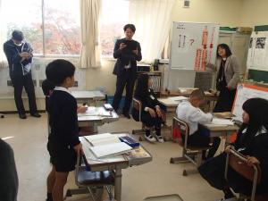 3年国語の授業