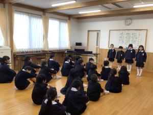 新年の誓いの発表