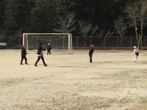 サッカーを楽しむところ