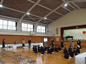 担任の先生の発表