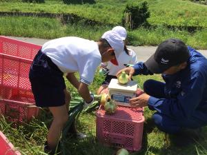 重さをはかるところ