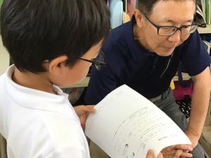 地域の方に聞いてもらうところ