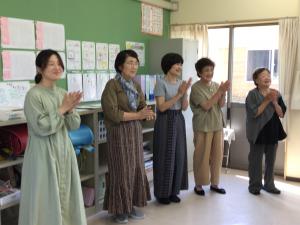 拍手をいただいたところ