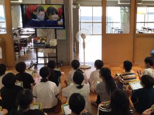ちびっ子屋台の指導の様子2