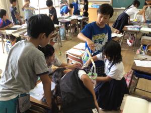 ３年生交流の様子