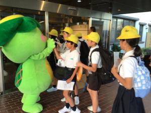 ホテルの出発するところ