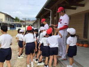 選手との語らいのひととき