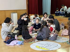 お魚BBQみんなで食べました
