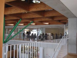 案内（理科室前）