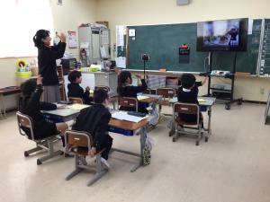 別れを惜しむところ