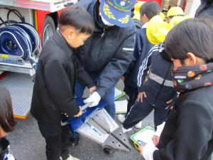 消防署見学