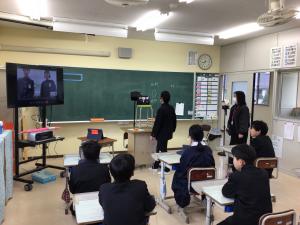 感想を伝えるところ