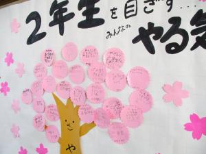 次の学年にむけて